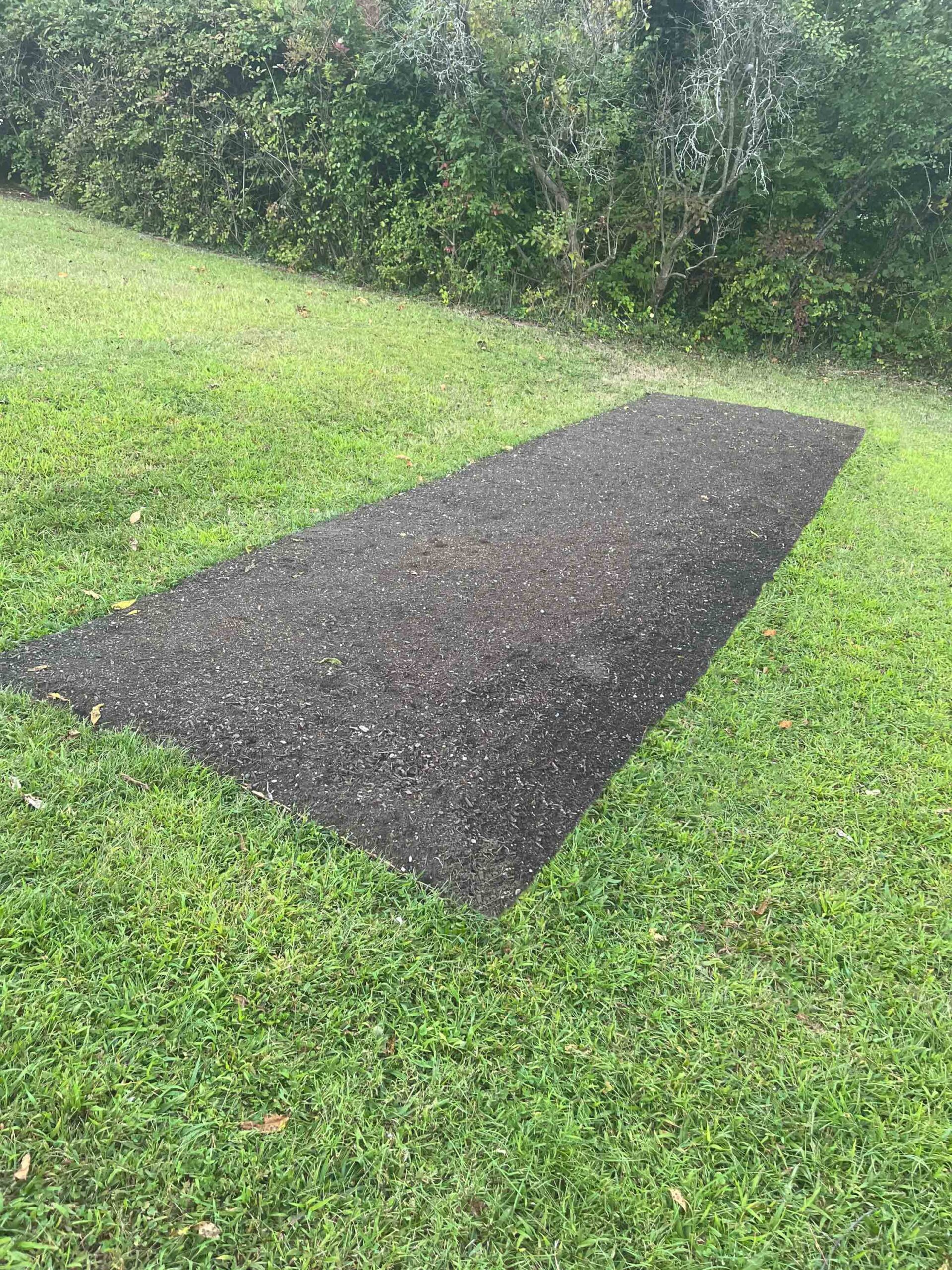 No-Dig Bed on a Slope
